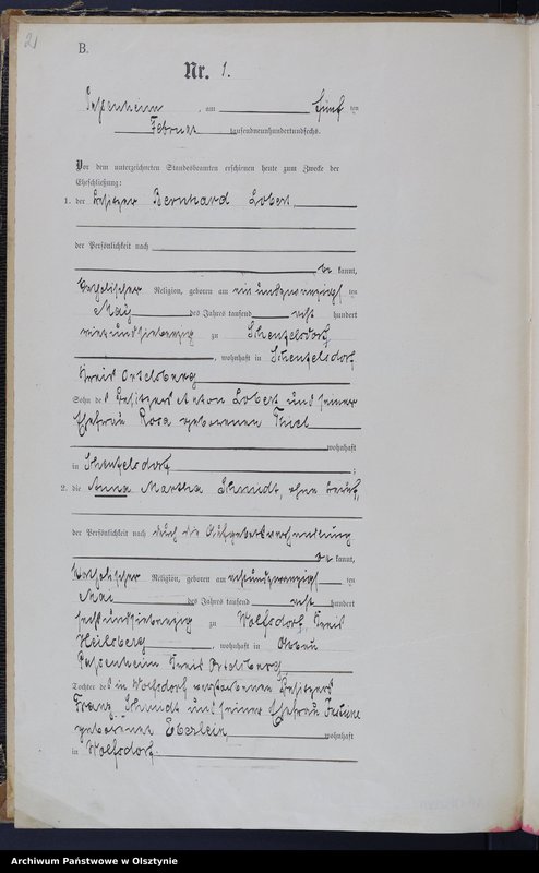 image.from.unit.number "Heirats-Haupt-Register Nr 1 - 6"