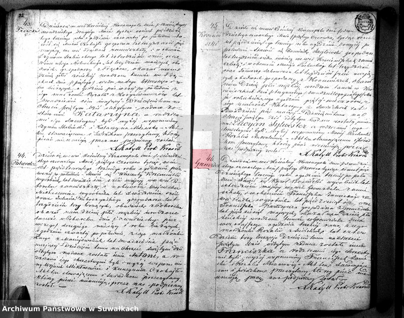 image.from.unit.number "Duplikat akt Urodzonych, Zaślubionych i Umarłych Parafii Krasnopol 1853."