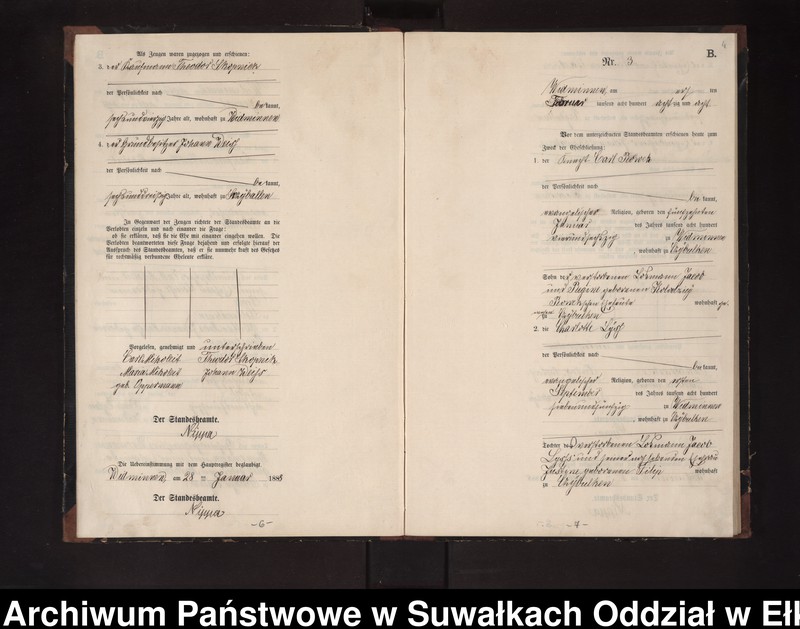 image.from.unit.number "Heiraths-Neben-Register des Preussischen Standes-Amtes Widminnen Kreis Loetzen"