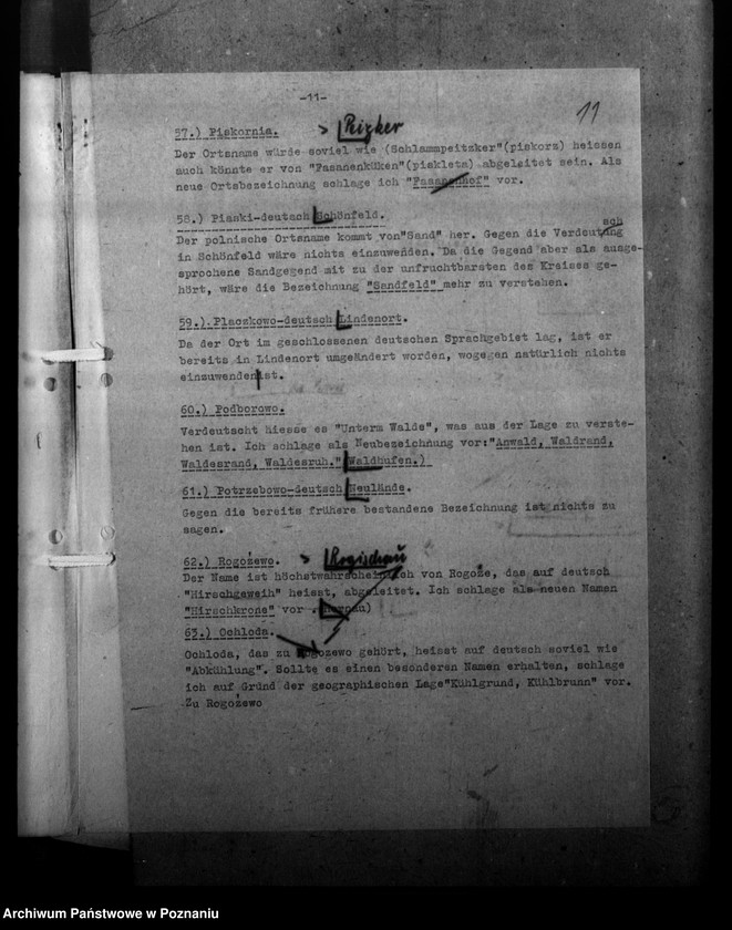 Obraz 15 z jednostki "Ortsnamenänderung - Kreis Rawitsch (Rawicz)"