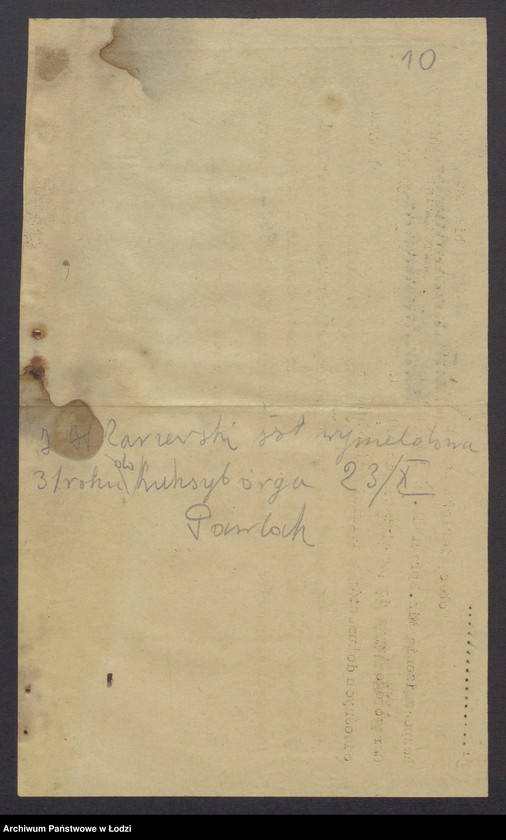 Obraz 12 z jednostki "Izrael Henoch Zarzewski- sprzedaż mięsa"