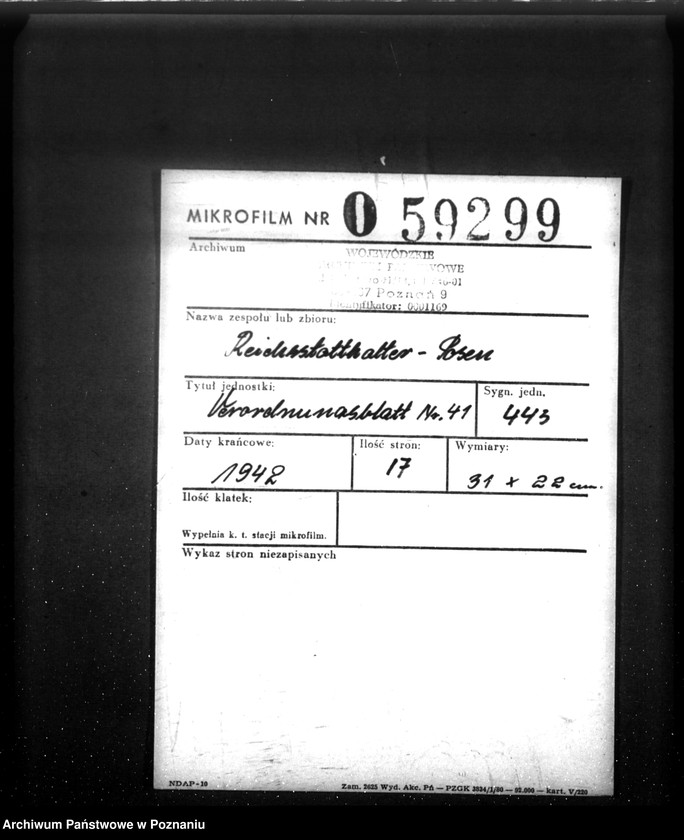 Obraz 2 z jednostki "Verordnungsblatt Nr. 41"