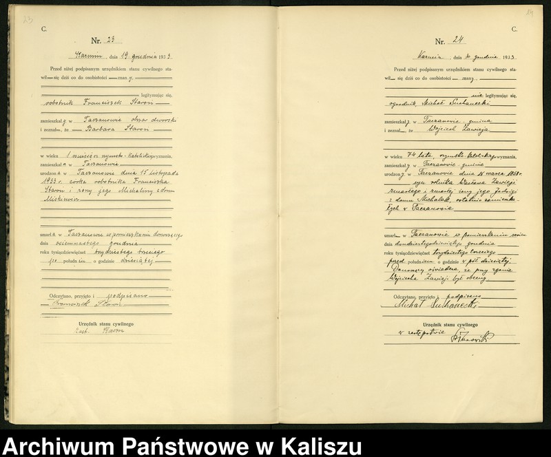 Obraz 15 z jednostki "[Księga zgonów]"