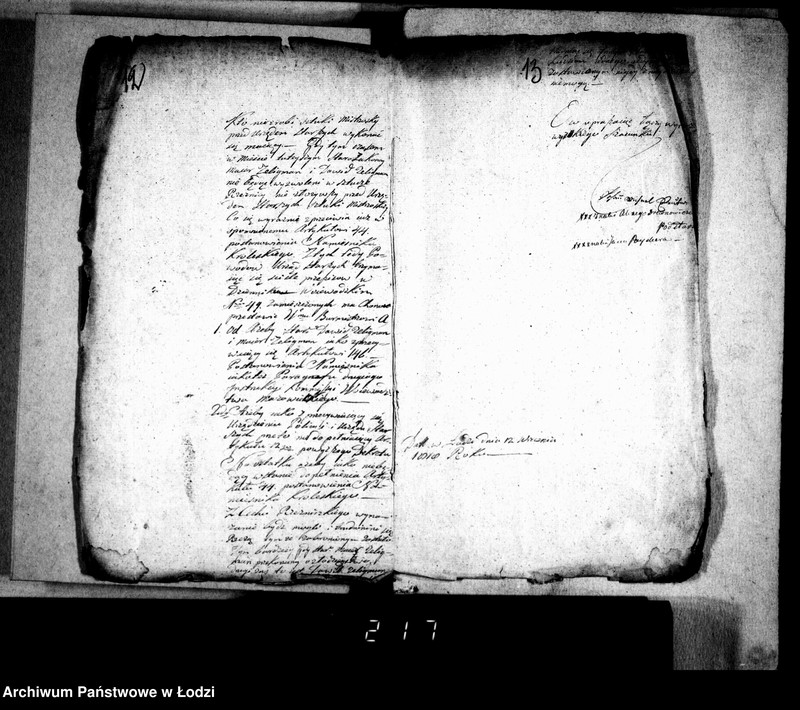 Obraz 12 z jednostki "Akta tyczące się cechu rzeźniczego"