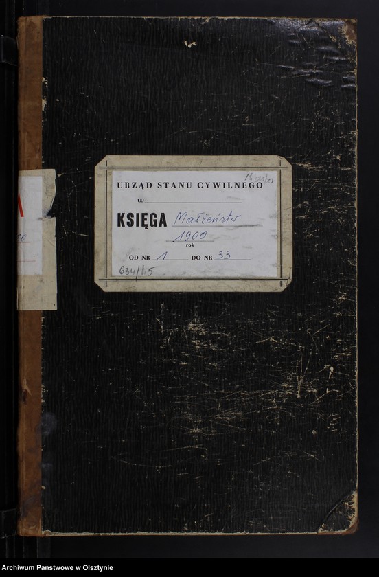 image.from.unit.number "Heiraths-Neben-Register Nr 1 - 33"