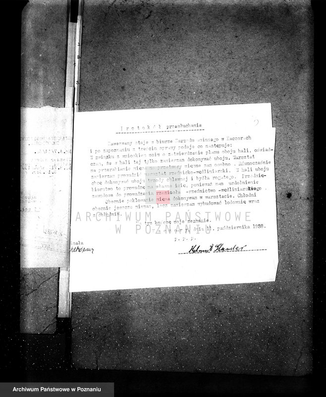 Obraz 18 z jednostki "Projekt budowy hali uboju H. Glandera w Zelgniewie"