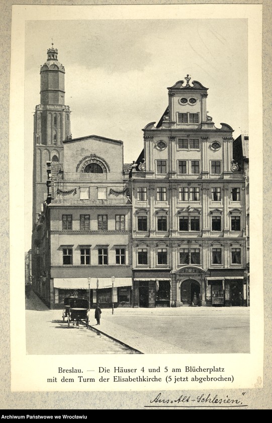 Obraz 4 z kolekcji "Breslau i Wrocław. Historia ocalona w murach"
