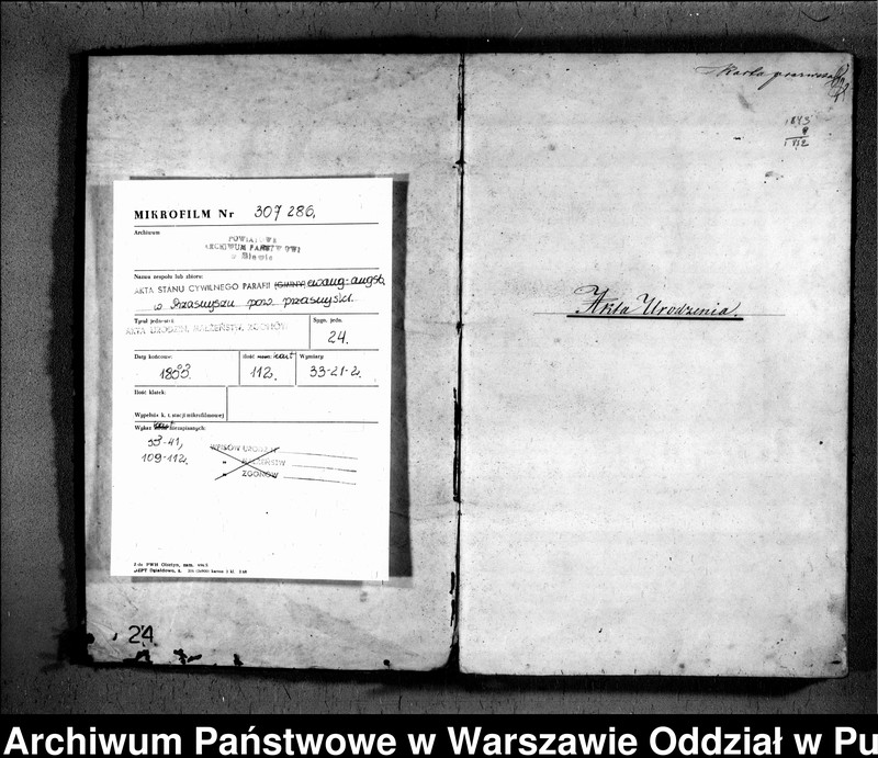 image.from.unit.number "Akta urodzeń, małżeństw i zgonów"