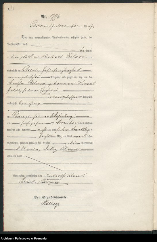 Obraz 7 z jednostki "Księga urodzeń t. V"