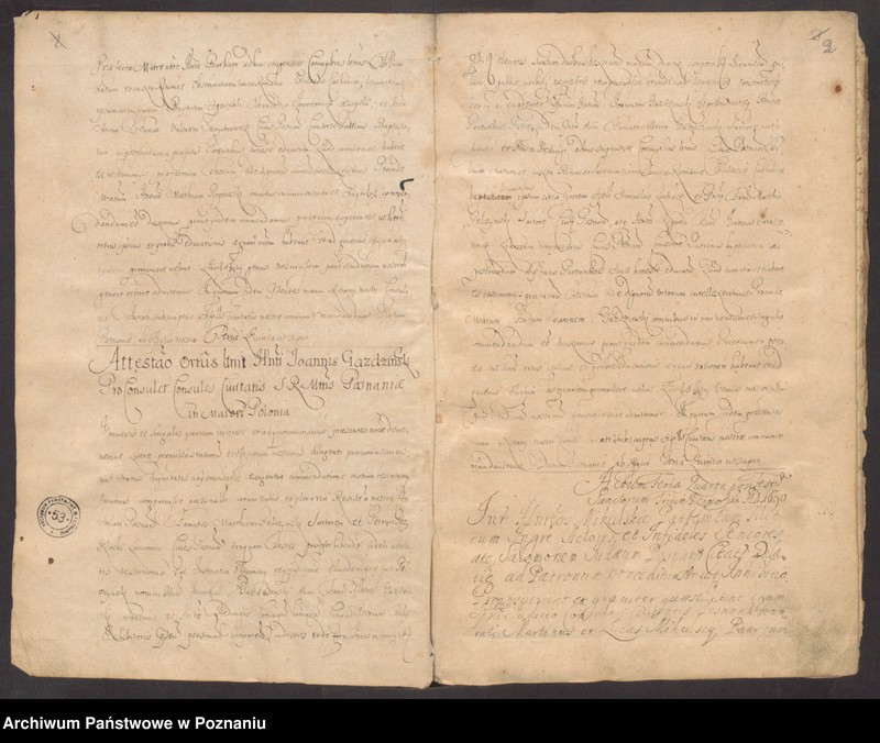 Obraz 4 z jednostki "Acta officii consularis civitatis Posnaniae."