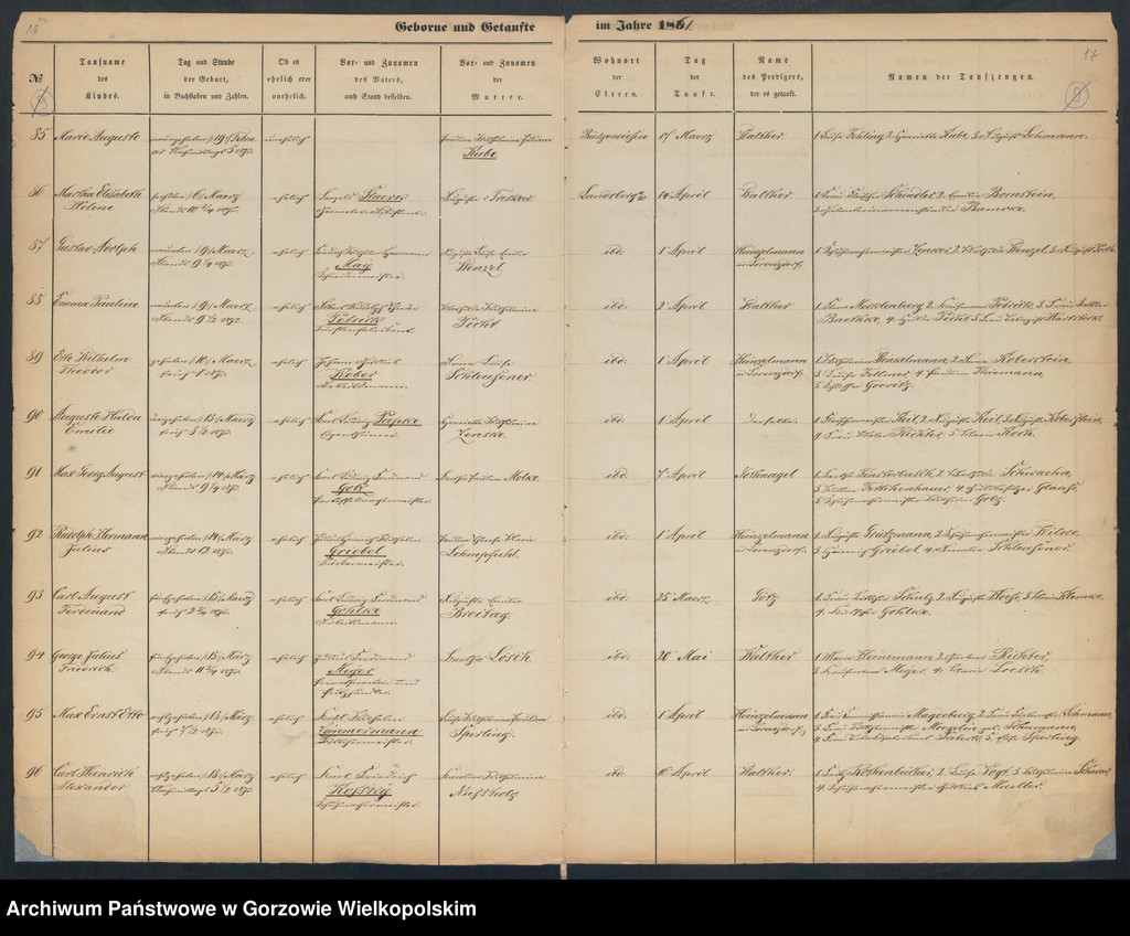 image.from.unit.number "Duplikate der Hauptkirche zu Landsberg an der Warthe (zawiera też księgę zgonów Konkordien Kirche mit der reformirten und Militair Gemeinde z 1861 r.)"