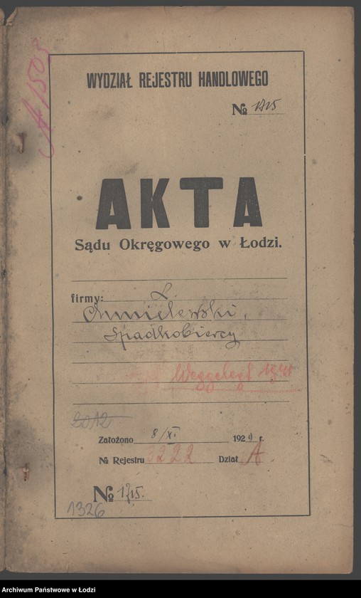 Obraz 2 z jednostki "Lejb Chmielewski, spadkobiercy- fabryka wyrobów metalowych i zegarów ściennych"