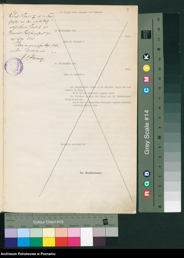 Obraz 3 z jednostki "Księga miejscowa małżeństw tom II"