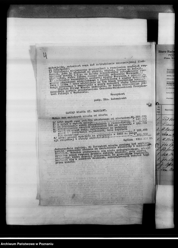 Obraz 8 z jednostki "Korespondencja różna osób prywatnych o pomoc materialną oraz korespondencja o subwencje dla "Gazety Gdańskiej" i "Gazety Olsztyńskiej". Korespondencja z Komitetem dla Bezdomnych w Berlinie."