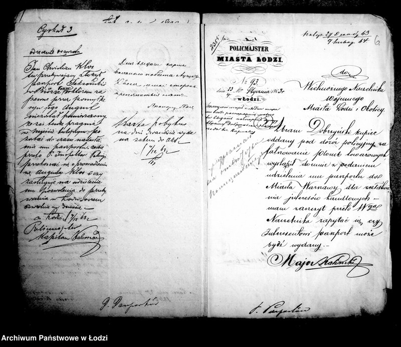 Obraz 10 z jednostki "Akta w przedmiocie paszportów"