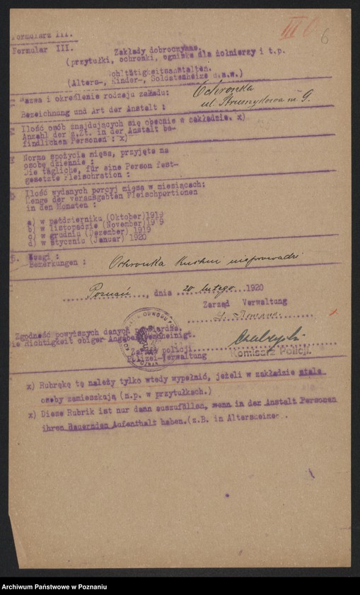 Obraz 8 z jednostki "[Wykaz szpitali i innych zakładów opiekuńczych działających na terenie Poznania]"