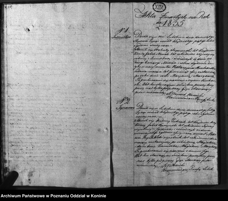 Obraz 18 z jednostki "Duplikat urodzonych, zaślubionych, zmarłych"
