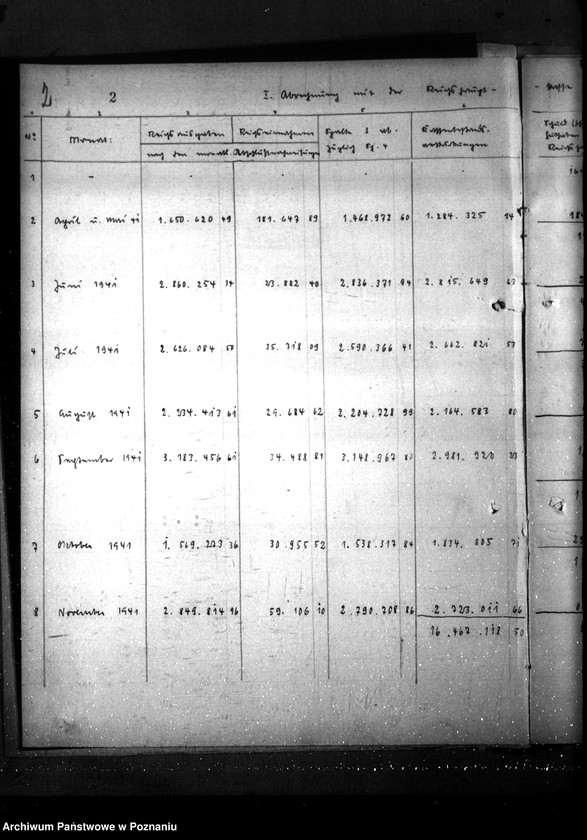 Obraz 6 z jednostki "Abrechnungsbuch mit der Regierungoberkasse Posen"