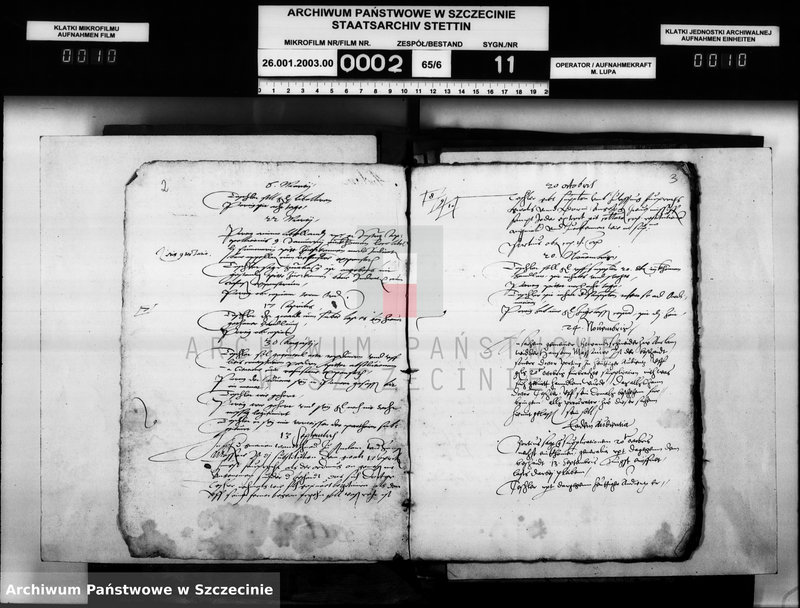 Obraz z jednostki "Die Gewandchneider zu Anklam Hans Massow, Bürger zu Anklam 3 Aufnahme Massows in die Zunft."