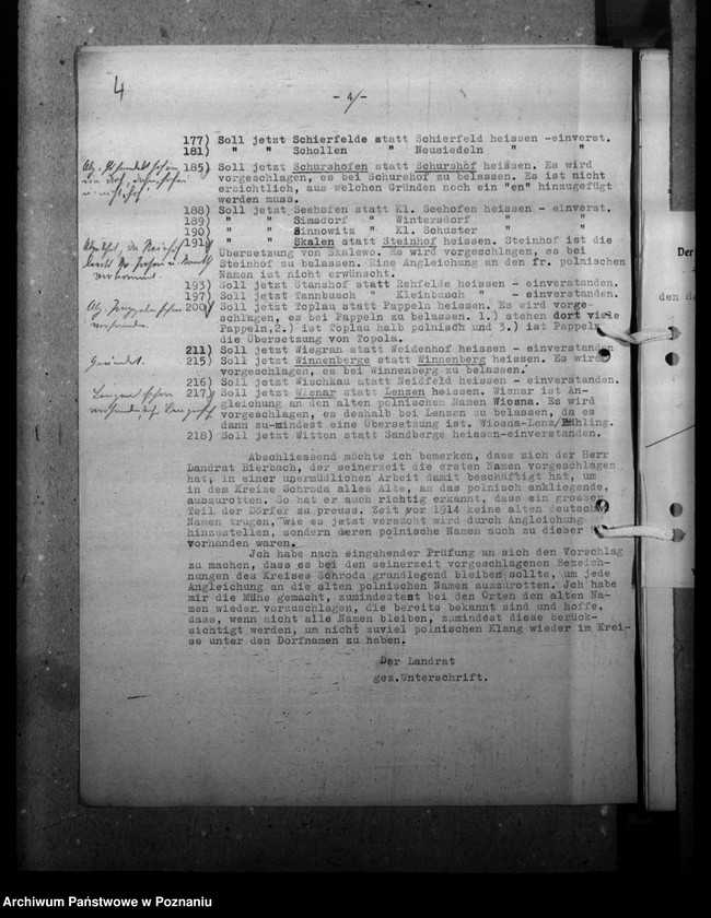 Obraz 8 z jednostki "Ortsnamenänderung - Kreis Schroda (Środa)"