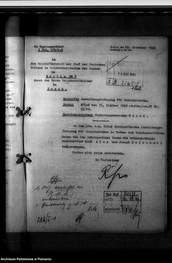 Obraz 9 z jednostki "Zahlenmässige Übersichten über das Medizinalpersonal. Ausbildung der Desinfektoren."