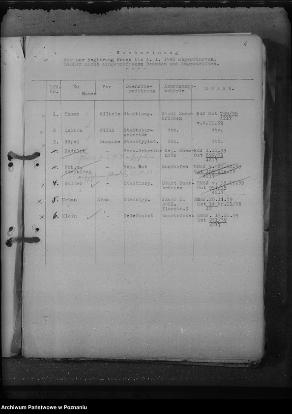 Obraz 8 z jednostki "Besoldung - und Beförderungssachen der Beamten und Angestellten"