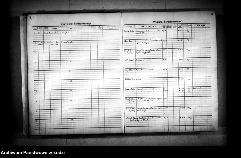 Obraz 7 z jednostki "Dziennik ogólnej korespondencji [przychodzącej i wychodzącej]"