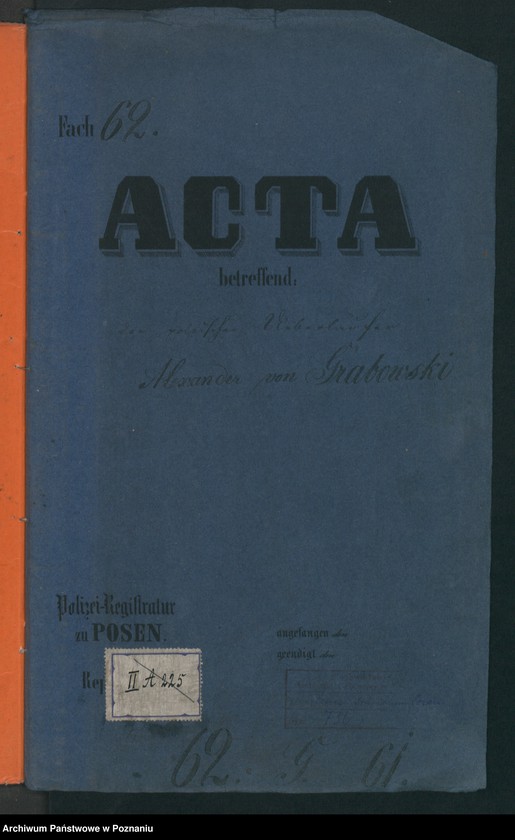Obraz 2 z jednostki "A. betr. Alexander von Grabowski"