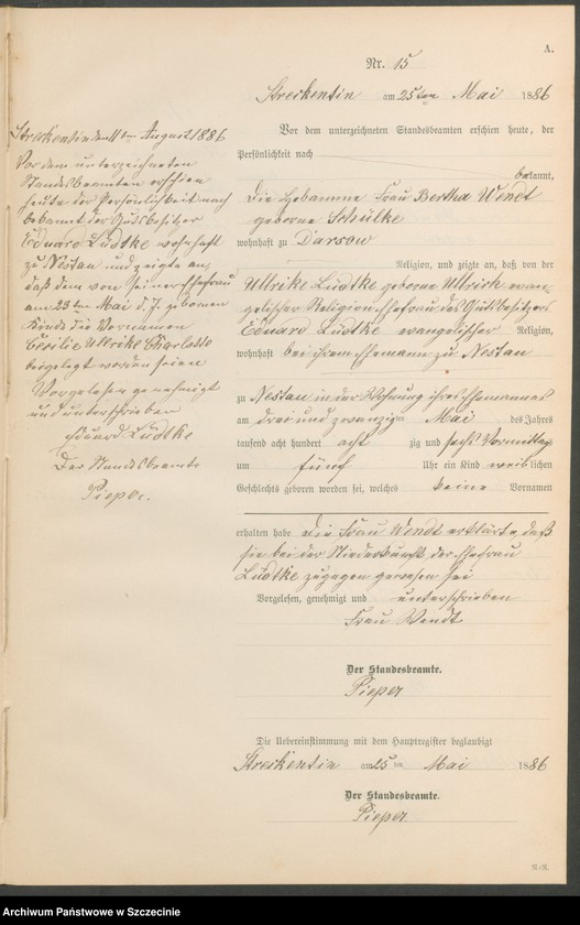 Obraz 18 z jednostki "Geburts-Register (Neben-Register)"