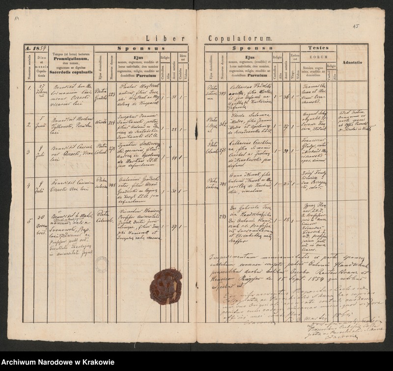 Obraz 9 z jednostki "[Księga małżeństw]"