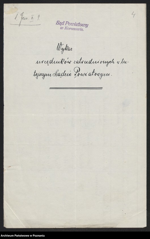 Obraz 6 z jednostki "[Wykazy urzędników i funkcjonariuszy sądowych]"