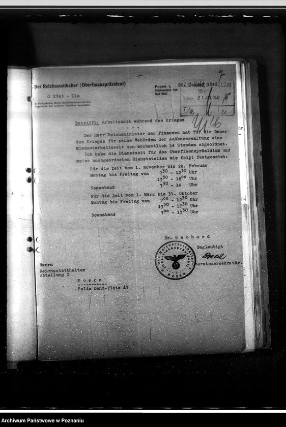 Obraz 11 z jednostki "Dienstzeit bei den Behörden"