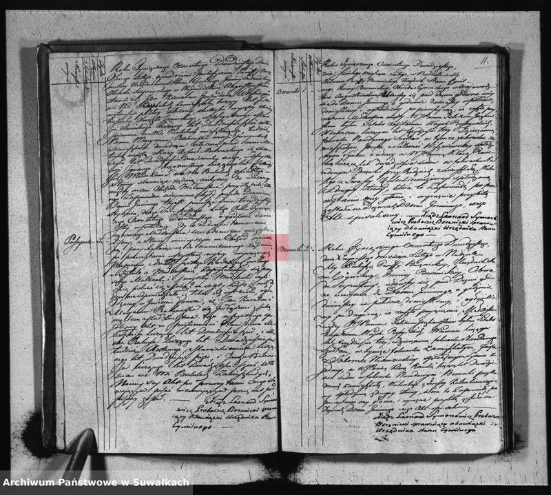 image.from.unit.number "Akta Zaślubionych Gminy Berznickiey od Dnia 1-o Stycznia 1820 Roku"