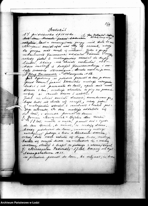 Obraz 20 z jednostki "Akta w sprawie zabójstwa Józefa Janiszewskiego"