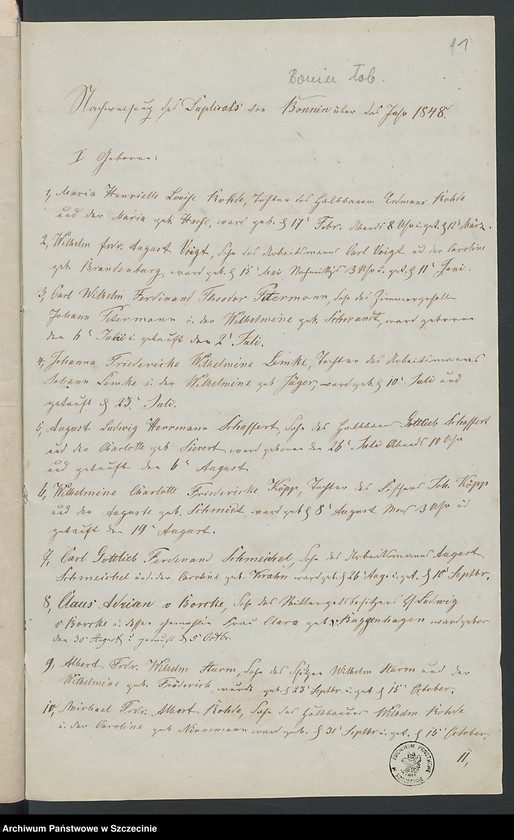 image.from.unit.number "Kirchenbuchs - Duplicate [Altenflies - Trzebawie, Bernsdorf - Zdrojewo, Blankenhagen - Dłusko, Klaushagen - Przytoń, Dorow - Dorowo, Dorothenthall - Sarnikierz, Grabow - Grabowo, Horst - Chwarstno, Kankelfitz - Kąkolewice, Rosenow - Roznowo Łobeskie, Tarnow - Tarnowo Łobeskie, Zachow - Czachowo"