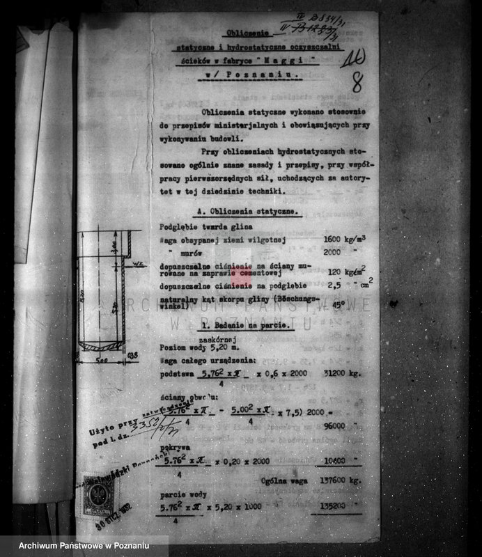 Obraz 15 z jednostki "Zatwierdzenie projektu zakładu przemysłowego urządzenia wytwórni artykułów spożywczych nr 479 własność Firma "Maggi" spółka z o. o. w Poznaniu"