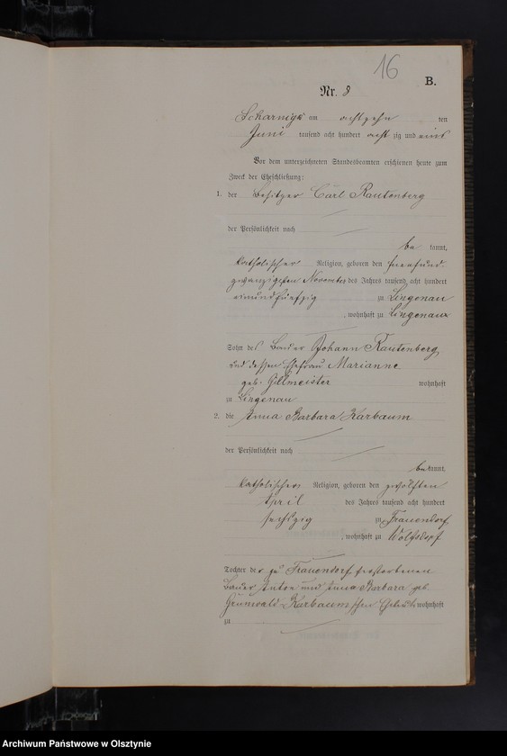 image.from.unit.number "Heiraths-Neben-Register Nr 1 - 26"