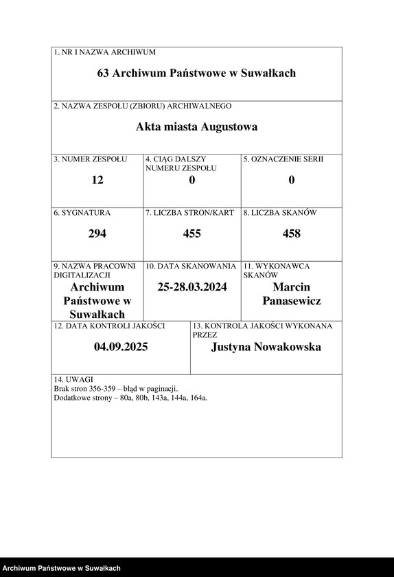 image.from.unit.number "Akta tyczące się urzędników Stanu Cywilnego"