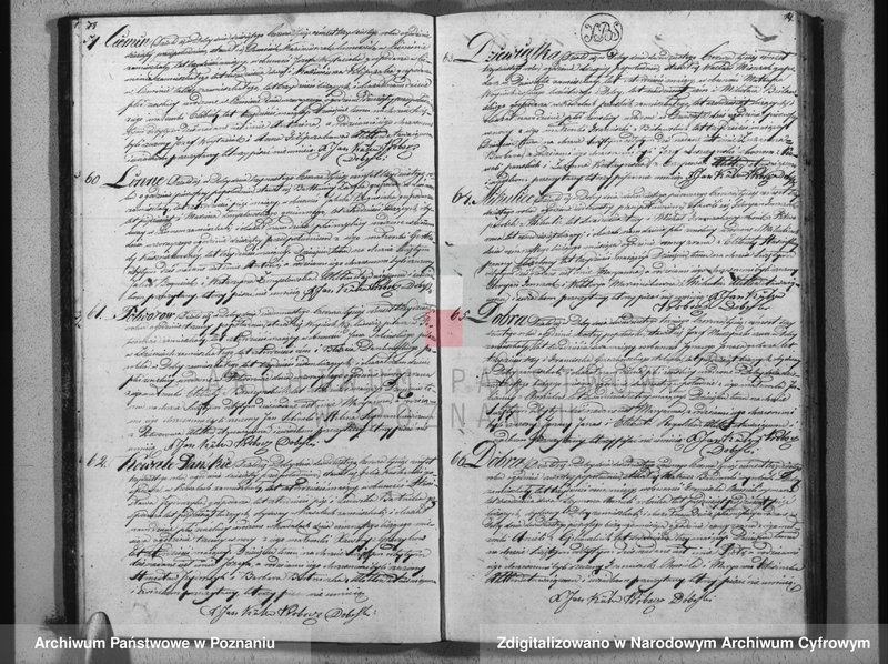 Obraz 12 z jednostki "Księga urodzeń, małżeństw i zgonów"