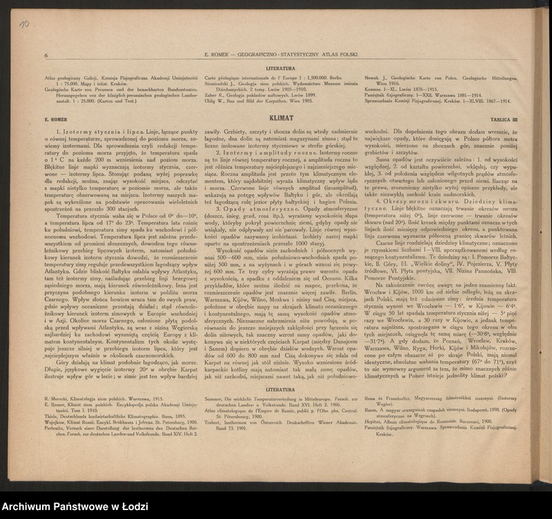 Obraz 11 z jednostki "Geograficzno-statystyczny atlas Polski, wydanie II, Lwów-Warszawa 1921"