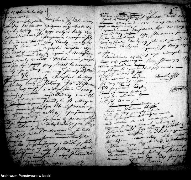 Obraz 8 z jednostki "Akta tyczące się wyprowadzania się fabrykantów"