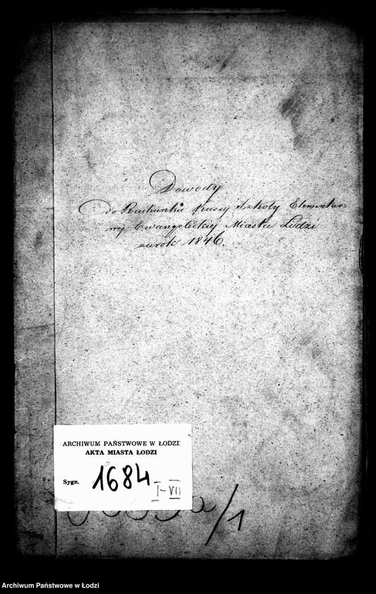 Obraz 5 z jednostki "Wykaz podatków podymnego dla szkoły elementarnej ewangelickiej"