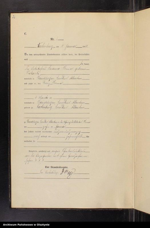 image.from.unit.number "Sterbe-Haupt-Register Nr 1 - 109"