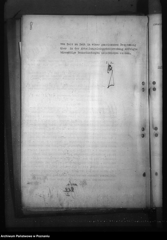 Obraz 12 z jednostki "Plany pracy komórek organizacyjnych urzędu namiestnika zebrane dla ustalenia podziału czynności"