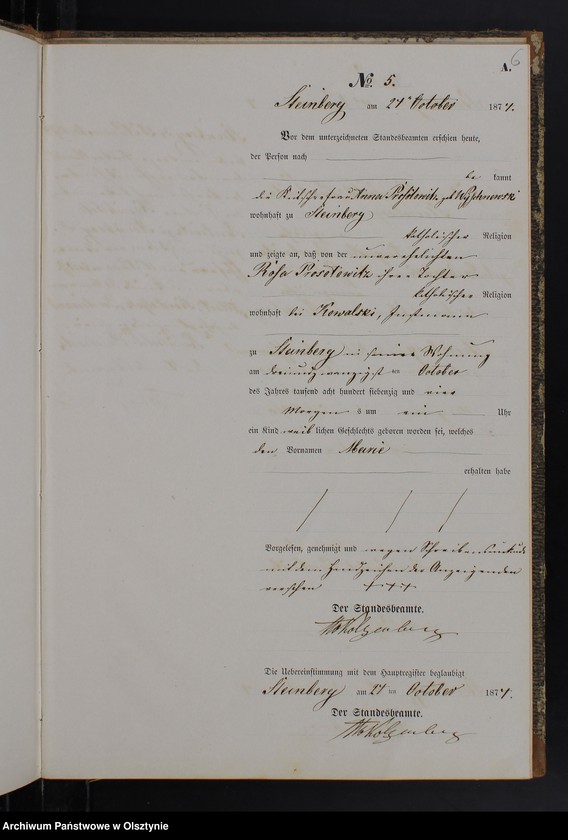 image.from.team "Urząd Stanu Cywilnego w Rodowie pow. iławski ( dawny pow. suski )"