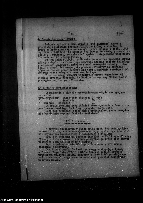 Obraz 13 z jednostki "Sprawozdania z życia mniejszości narodowych za okres od stycznia do czerwca 1935 r."