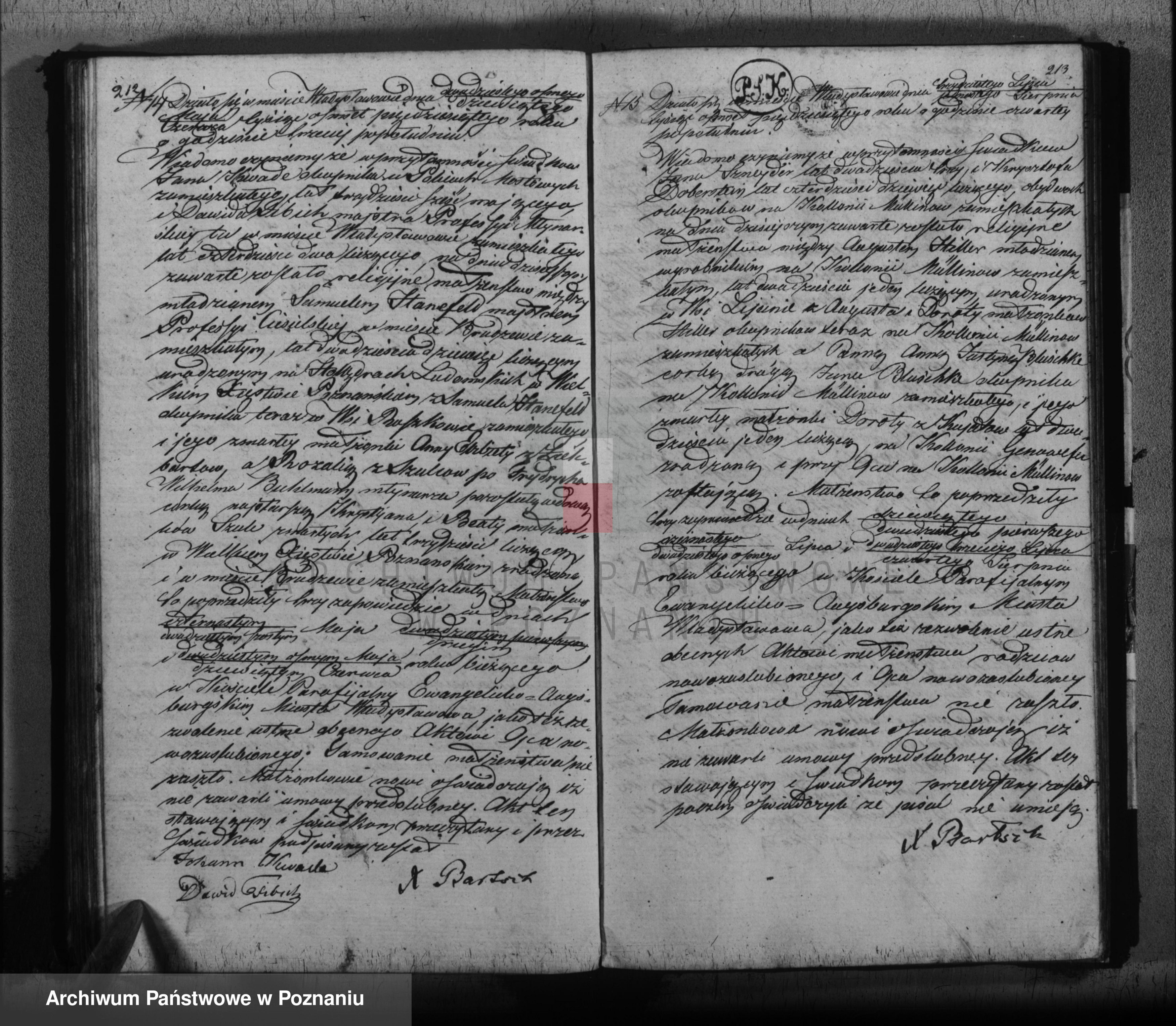 Skan z jednostki: Księga małżeństw