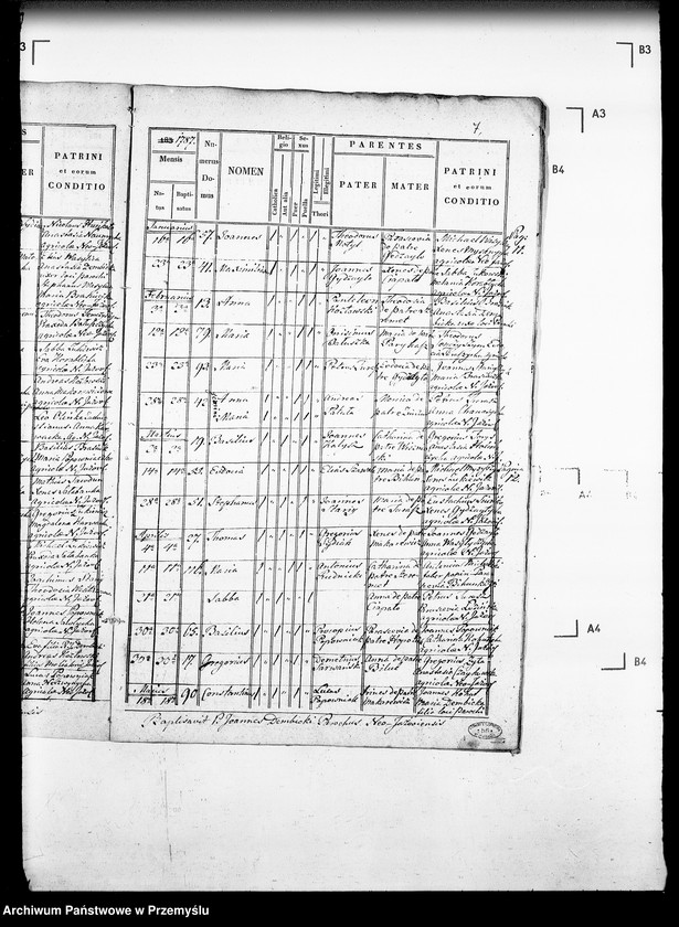 Obraz 12 z jednostki "[Kopie ksiąg metrykalnych parafii Jazów Nowy z filią Cetula (dekanat Jaworów)]"