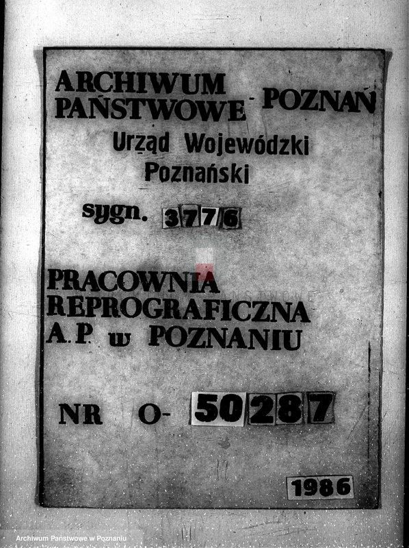 Obraz 1 z jednostki "Plan urządzenia gospodarstwa leśnego dla lasu majętności Lusówko powiat poznański 1930-1940"