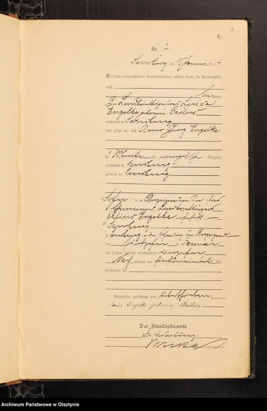 image.from.unit.number "Sterbe-Haupt-Register Nr 1 -207"